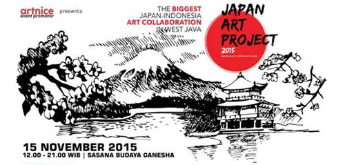 CJR Bintang Tamu di Japan Art Project 2015 1