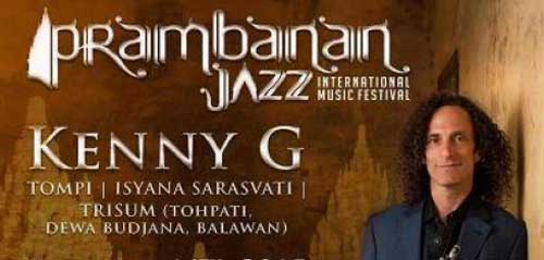 Kenny G Tampil di Prambanan Jazz International Music Festival 1