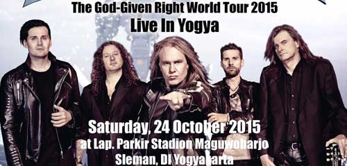The God Given Right World Tour 2015 di Jogja 1