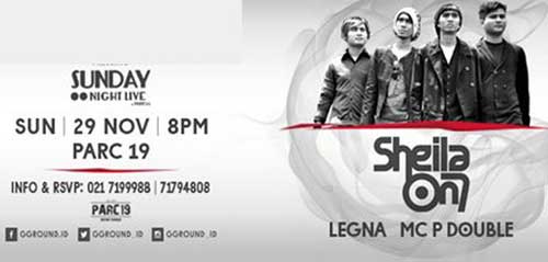 Sunday Night Live with Sheila on 7 di Kemang 1