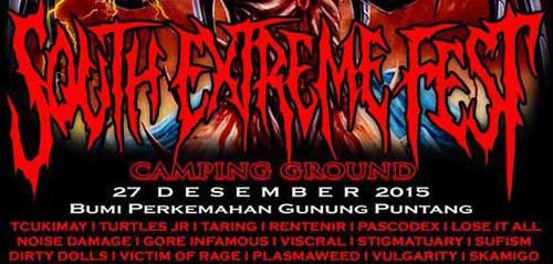 Musik Metal South Extreme Fest di Bandung 1