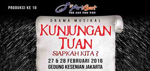 Drama Musikal Kunjungan Tuan di Gedung Kesenian Jakarta 1