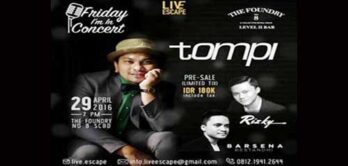 Friday Im in Concert Bersama Tompi di The Foundry no. 8 1