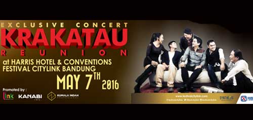 Group Band Krakatau Gelar Exclusive Concert Krakatau Reunion di Bandung 1
