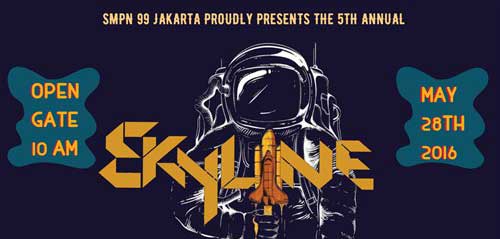 Skyline Acara Lima Tahunan dari SMPN 99 Jakarta 1
