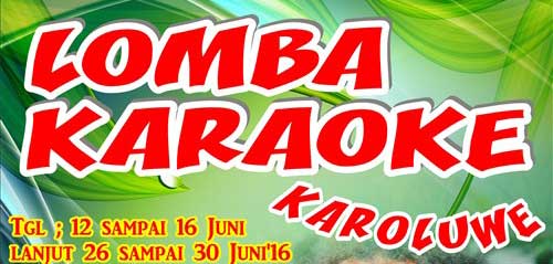 Lomba Karaoke Karoluwe Yang Digelar di Wisata Kuliner Ramadhan Fair 2016 1