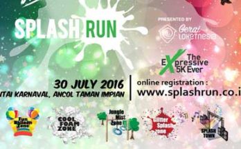 Ceria Bersama The Angels Percussion Project Pop di Splash Run 1