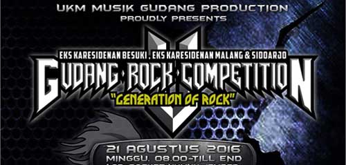 Universitas Muhammadiyah Jember Gelar Gudang Rock Competition 1
