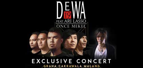 Exclusive Concert Dewa 19 feat Ari Lasso Once Mekel 1