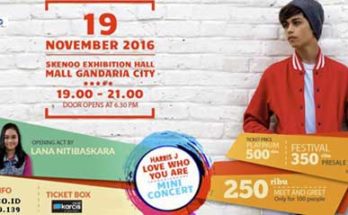 Harris J Love Who You Are Mini Concert di Gandaria City Jakarta 1