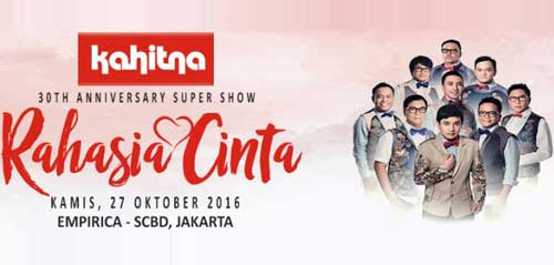 Kahitna Super Show Anniversary Rahasia Cinta di Jakarta 1