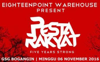 Music Performance di Pesta Rakyat Vol. 1 Five Years Strong 1