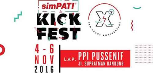 Naif Burgerkill Panaskan Panggung Musik di Simpati Kick Fest Bandung 1