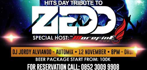 Hits Day Tribute to Zedd Featuring DJ Jordy Alviando 1