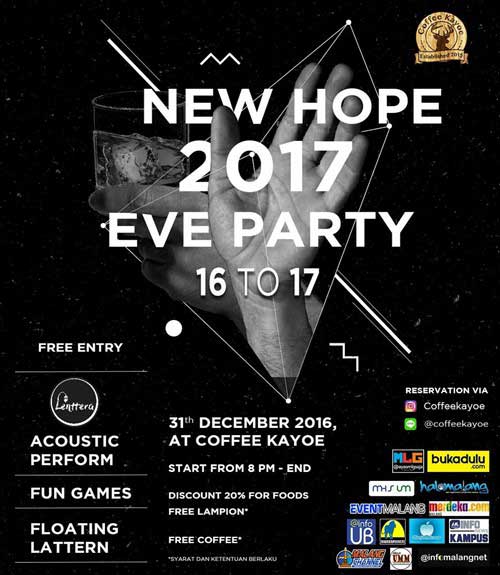 Acoustic Perform with Lentera di New HOPE 2017 Eve Party Celebration 2