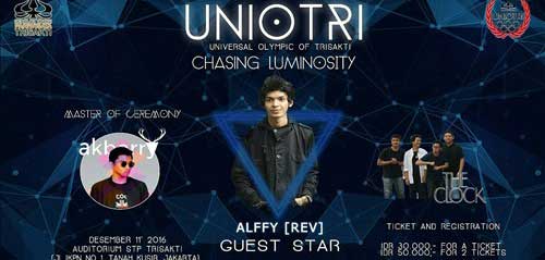 Alffy REV Bintang Tamu Closing Ceremony Uniotri Chasing Luminosity 1
