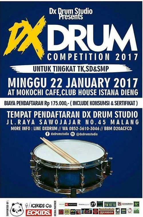 Kompetisi Nge Drum Tingkat TK SD SMP di DX Drum Competition 2016 2