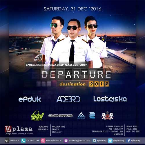 Lets celebrate New Years Eve Party Bersama Departure Destination 2017 2