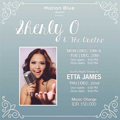 Penampilan Sherly O The Quatro di Motion Blue Jakarta 2