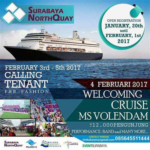 Band Performance Semarakkan Surabaya North Quay Welcoming Cruise Ms Volendam 2