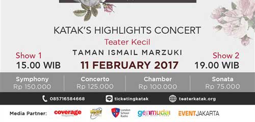 ENCORE Kataks Highlights Concert di Taman Ismail Marzuki 1