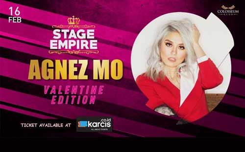 Rayakan Valentine Bersama Agnez Mo di Stage Empire 2