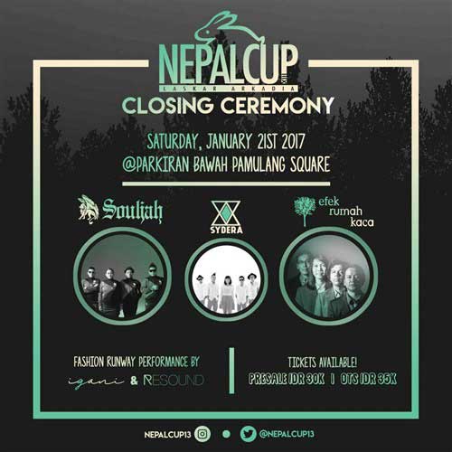 Souljah Tampil di Closing Ceremony Nepal Cup 2