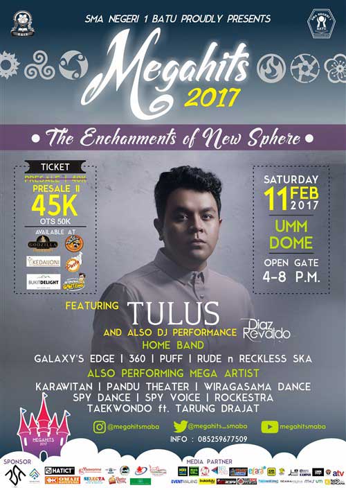 Tulus Semarakkan Megahits SMABA 2