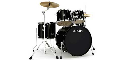 3. TAMA Swingstar 5pcs Rock Drum Kit S52KH6 Black