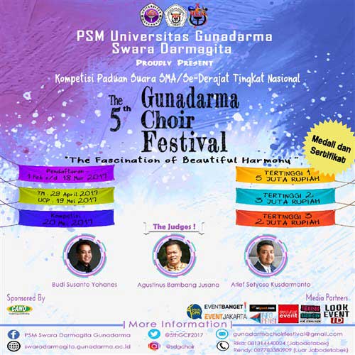 Bersiaplah Ikuti The 5th Gunadarma Choir Festival 2
