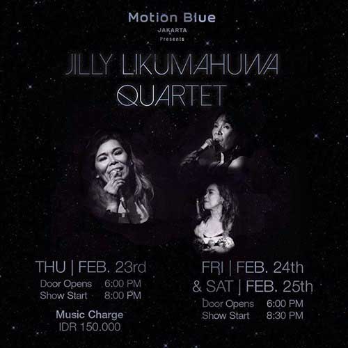 Jilly Likumahuwa Quartet di Motion Blue Jakarta 2