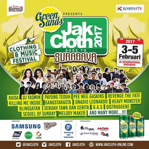 Raisa Hibur Penggemar di JakCloth Goes to Surabaya 2017 2