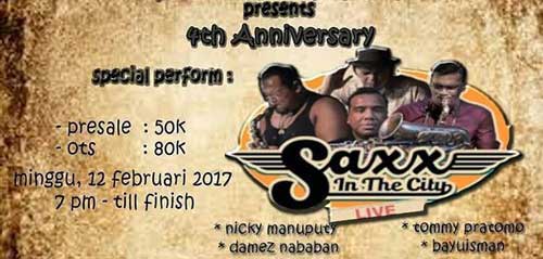 Saxx in the City Tampil Menghibur di Saxxomunity Malang 4th Anniversary 1a
