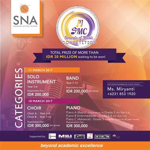 Sounds of Music Competition 2017 di SNA 2