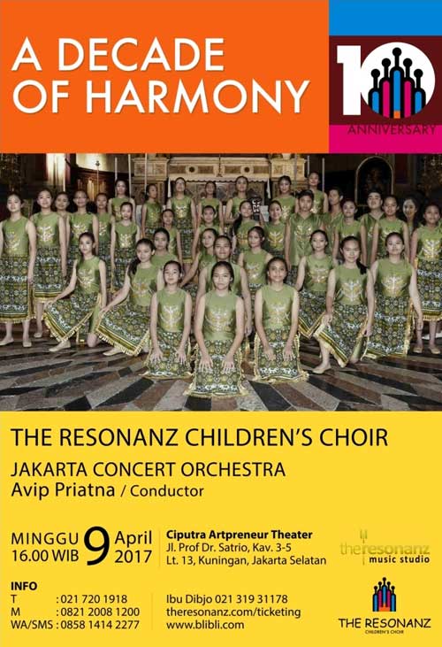 A Decade Of Harmony Persembahan The Resonanz Childrens Choir 2