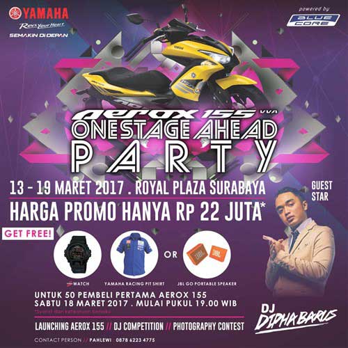 DJ Dipha Barus Meriahkan One Stage Ahead Party 2