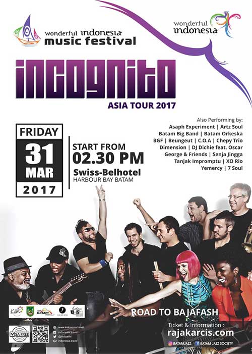 Incognito Asia Tour 2017 2