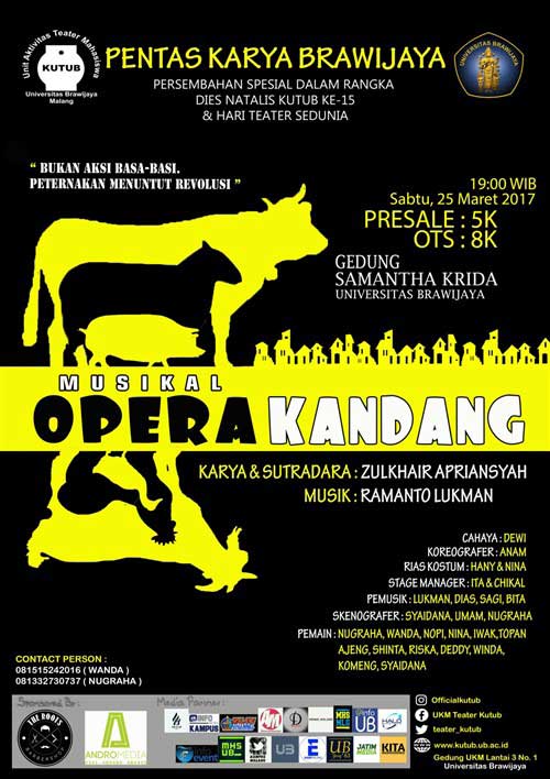 Pertunjukan Drama Musikal Opera Kandang 2