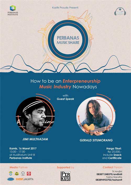 Seminar Tentang Musik di Perbanas Music Share 2017 2