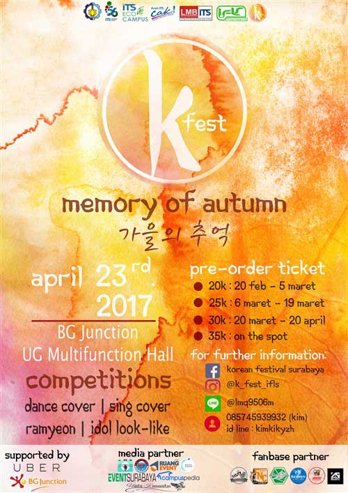 Sing Cover Competition di Korean Festival 2017 2