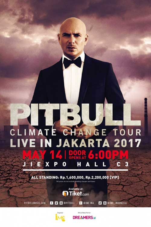 Tour Pitbull di JIExpo Kemayoran Jakarta 2