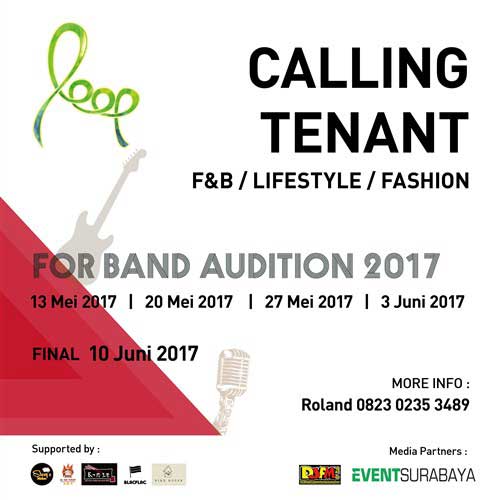 Band Auditions Loop Graha Festival