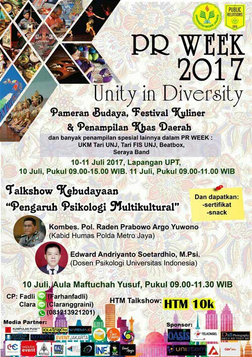 PR WEEK 2017 Unity in Diversity