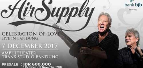 Air Supply Celebration Of Love Live In Bandung