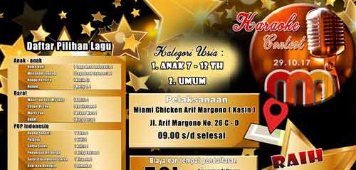Karaoke Contest Miami Chicken