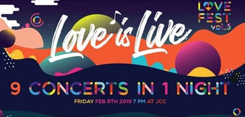 Love is Live, 9 Concerts in 1 Night di Jakarta Convention Center
